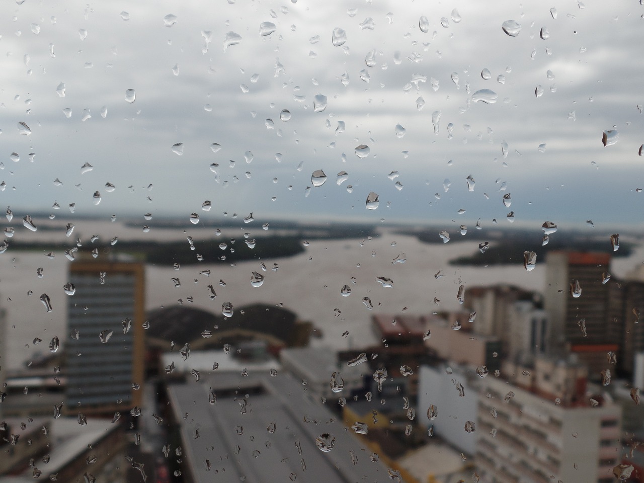 rain drops window free photo