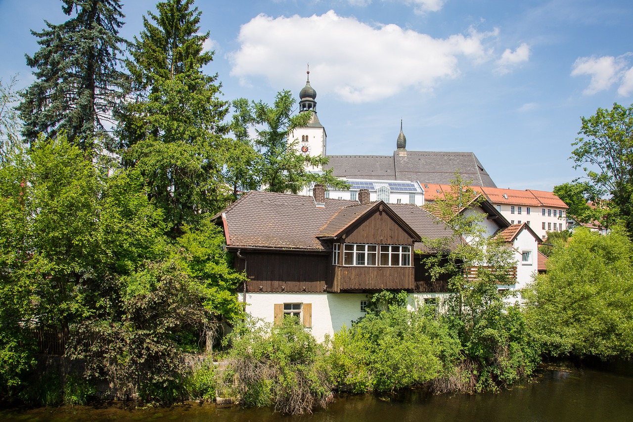 rain bavarian forest city of rain free photo