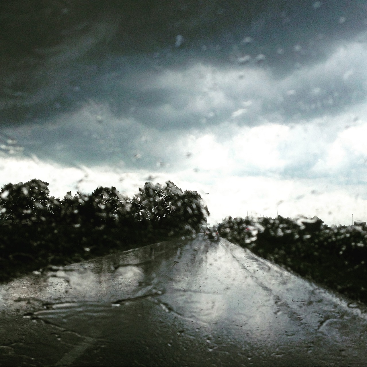 rain drops road free photo