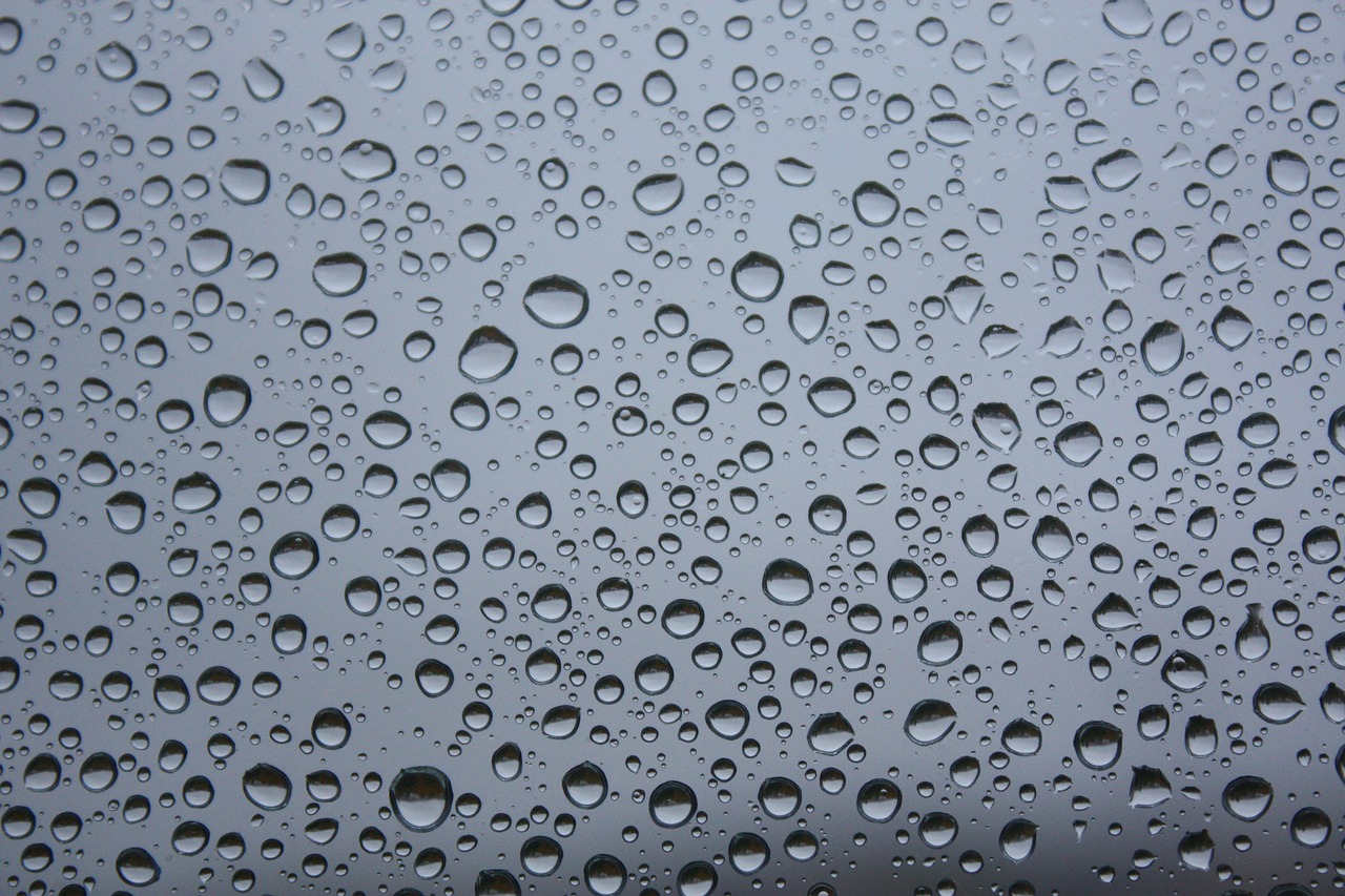 rain pane rain drops free photo