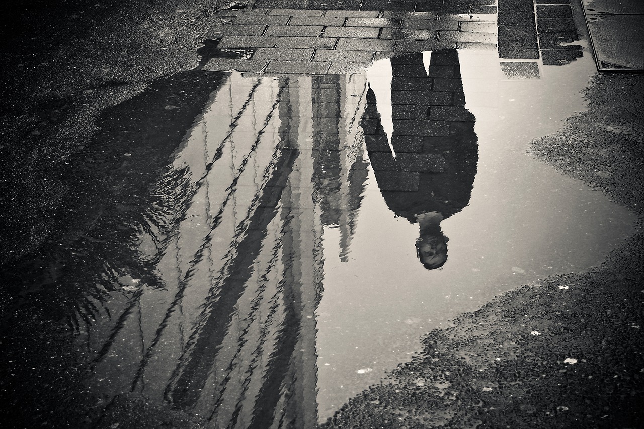 rain puddle water free photo