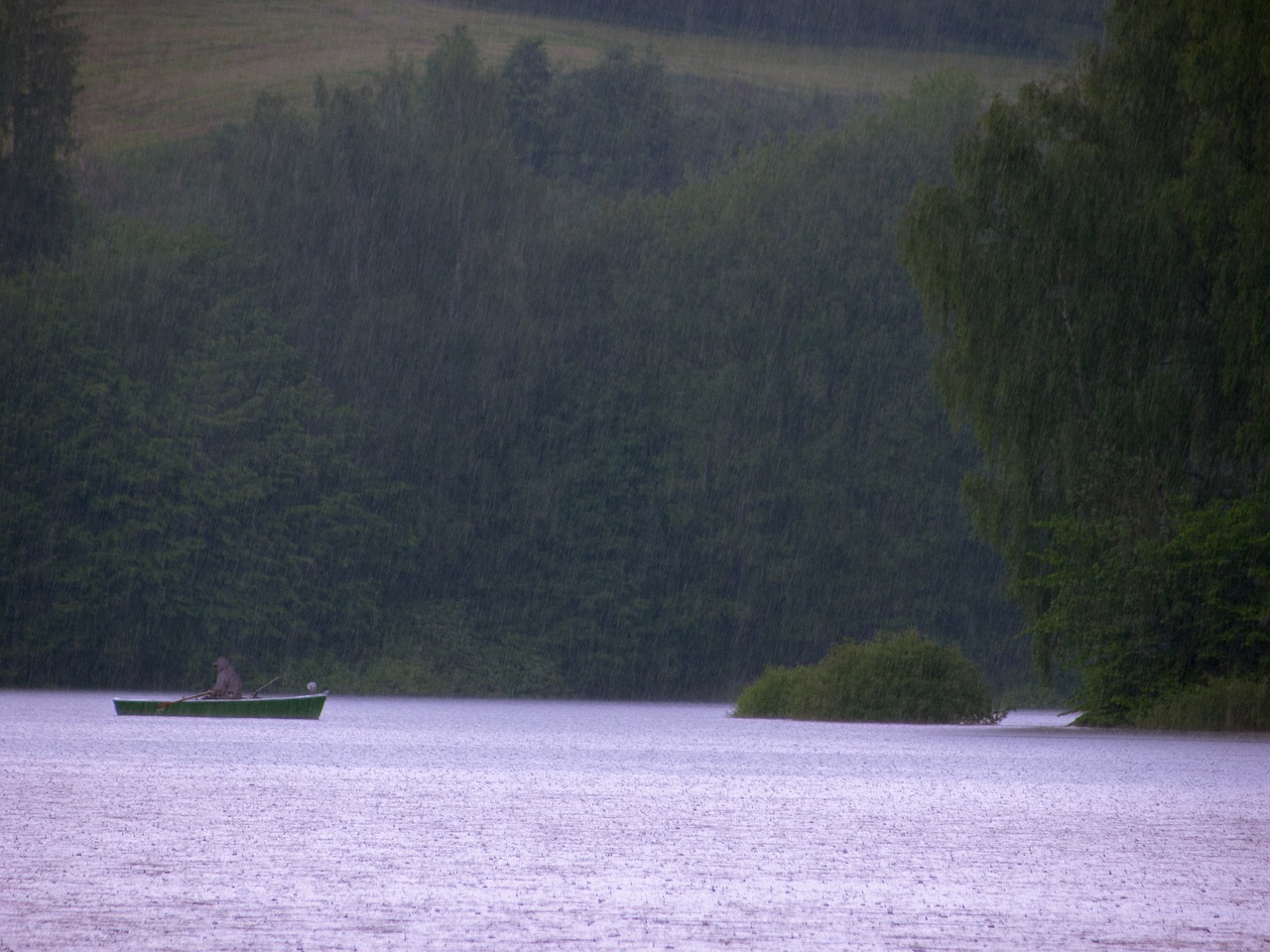 rain boot rowing boat free photo