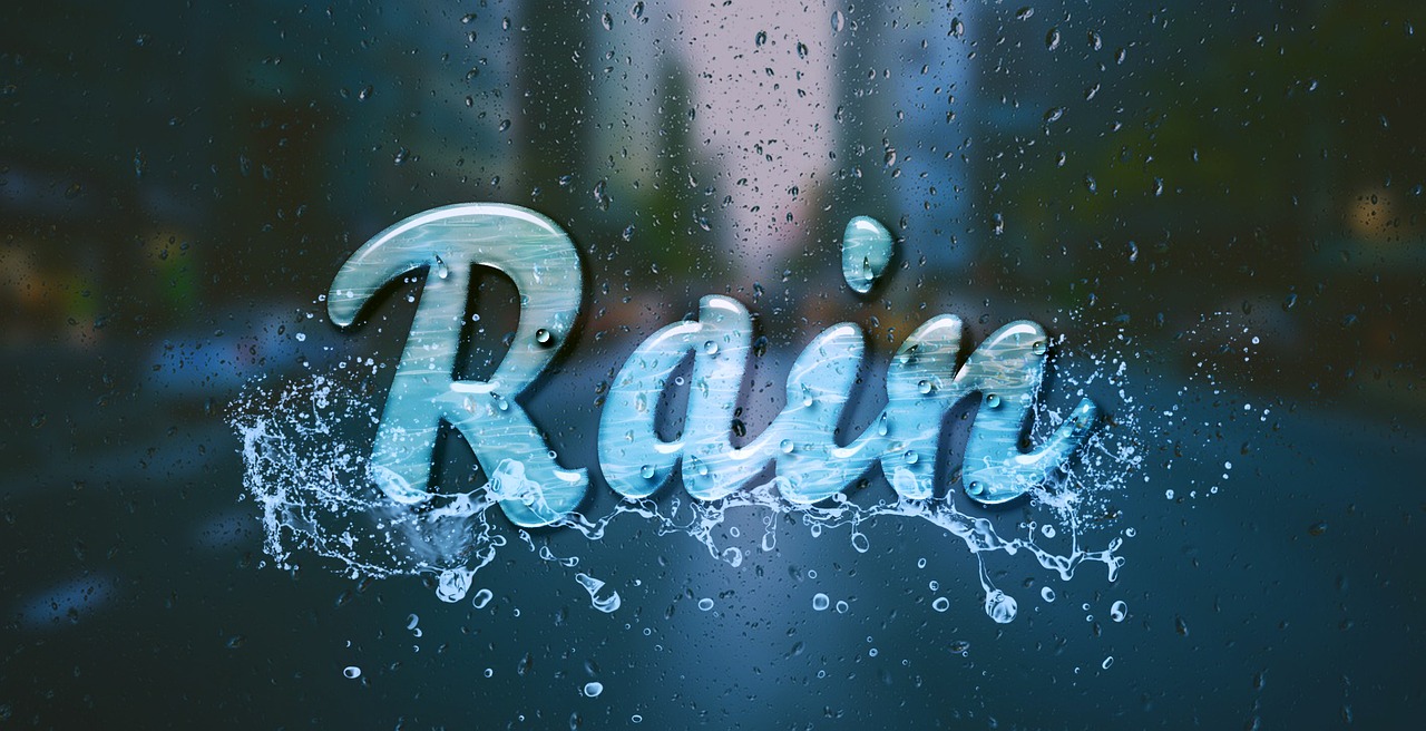 rain  text  city free photo