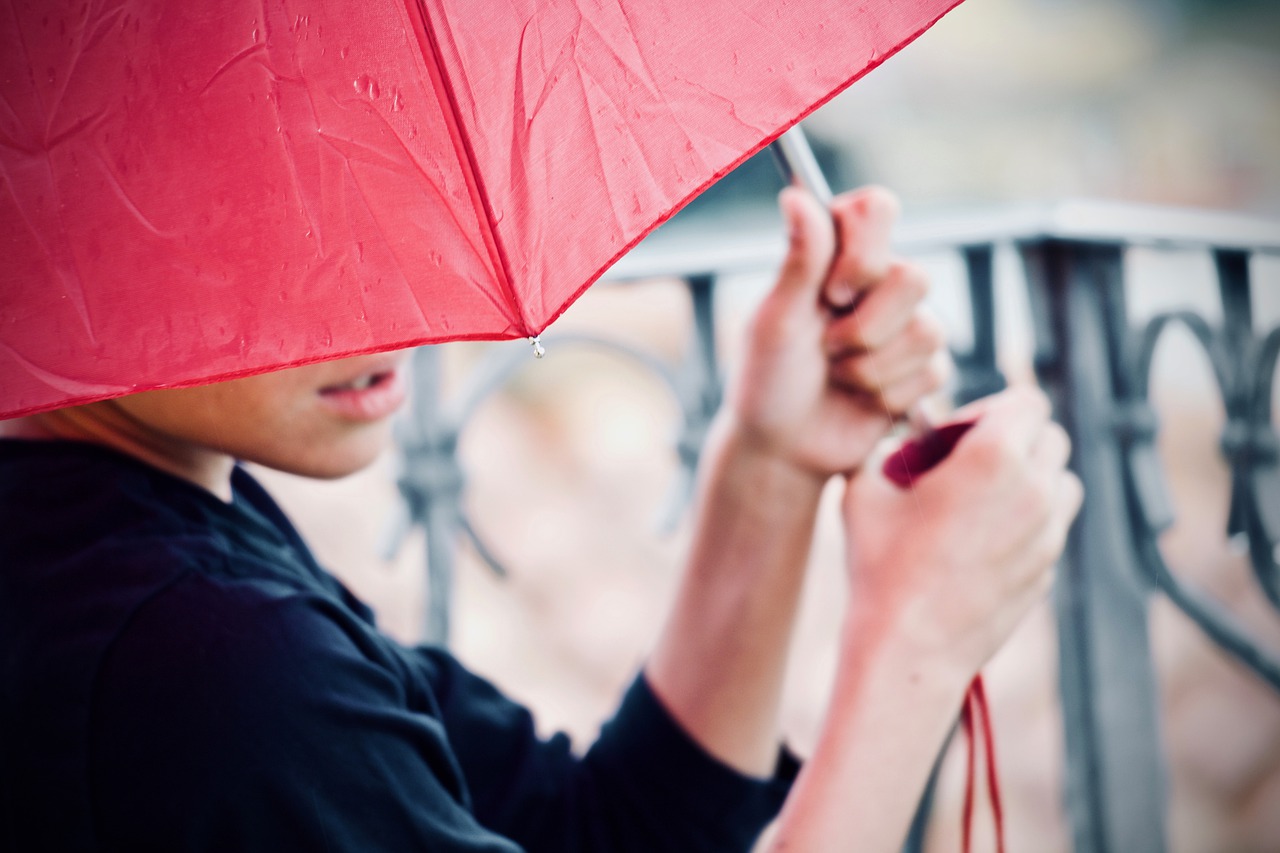 rain  profile  hands free photo