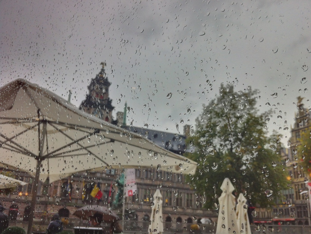 rain parasol wind free photo