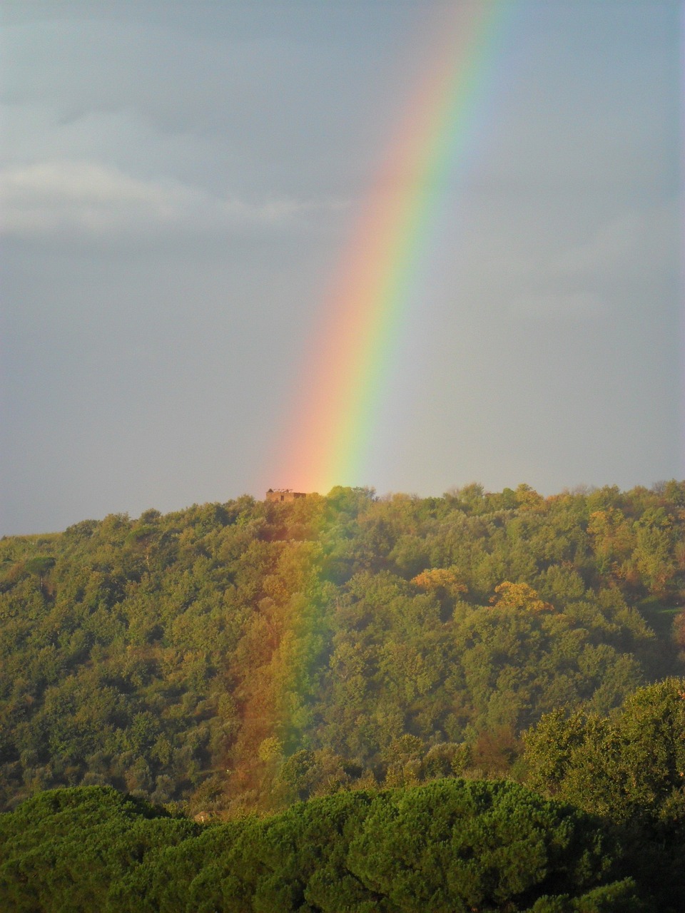 rainbow nature sky free photo