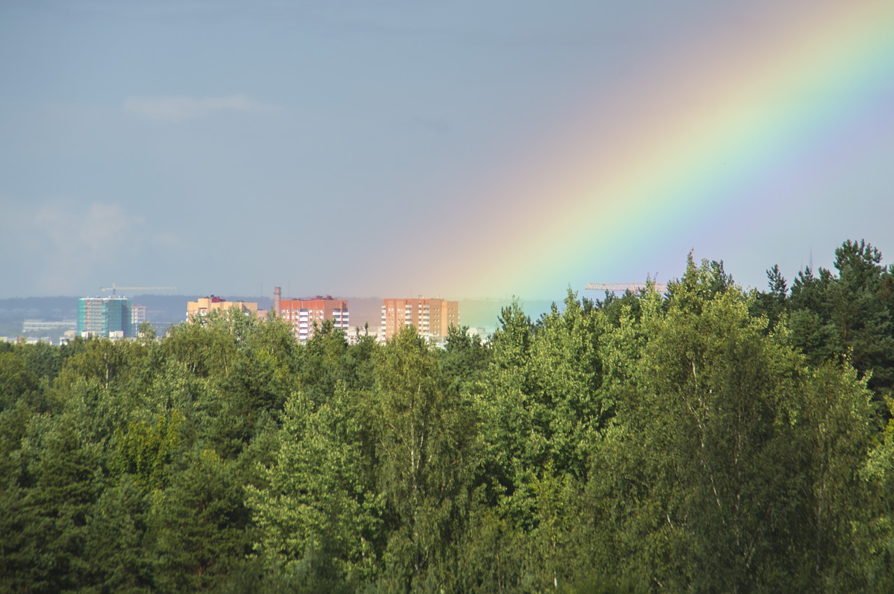 rainbow tallinn estonia free photo