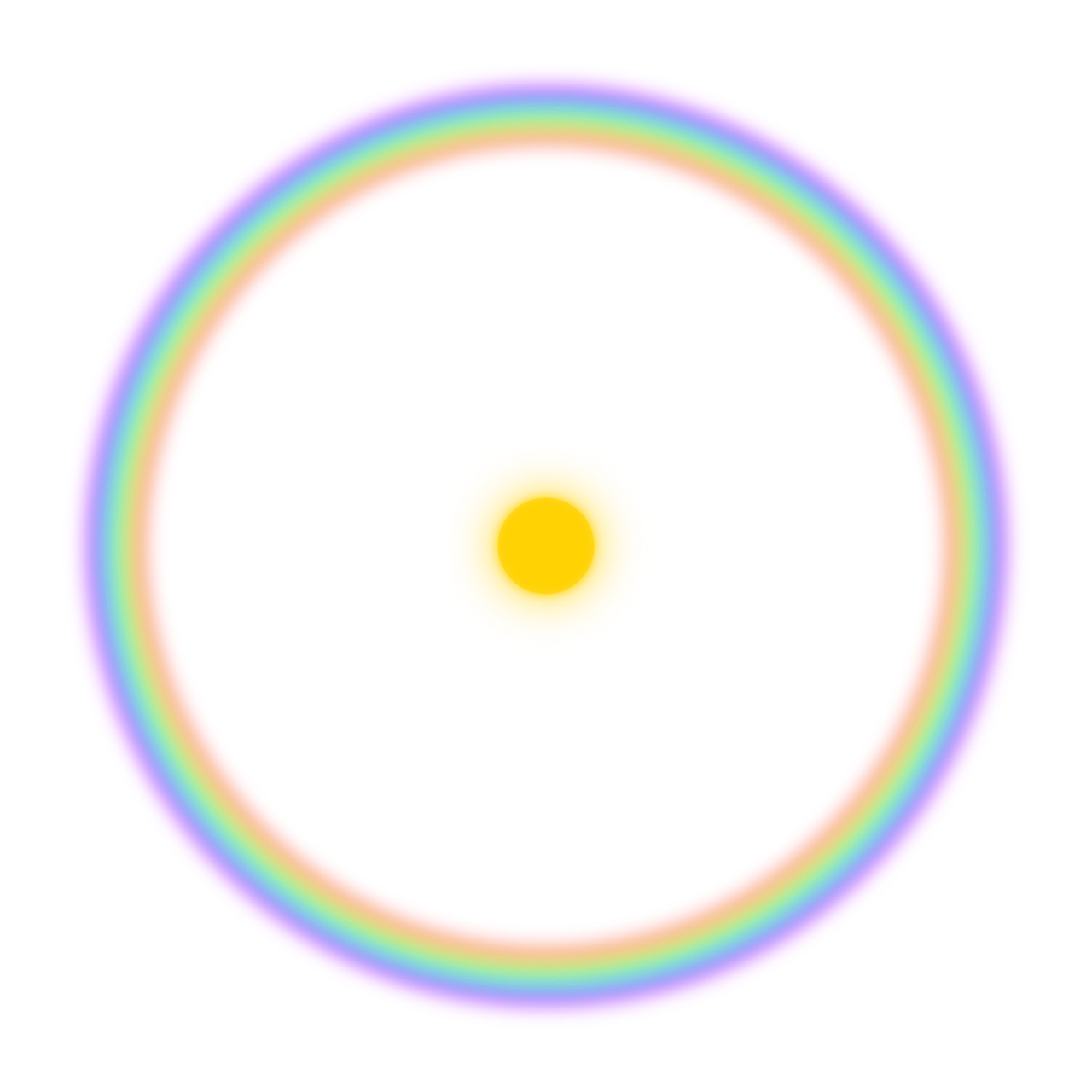 rainbow raincircle sun free photo