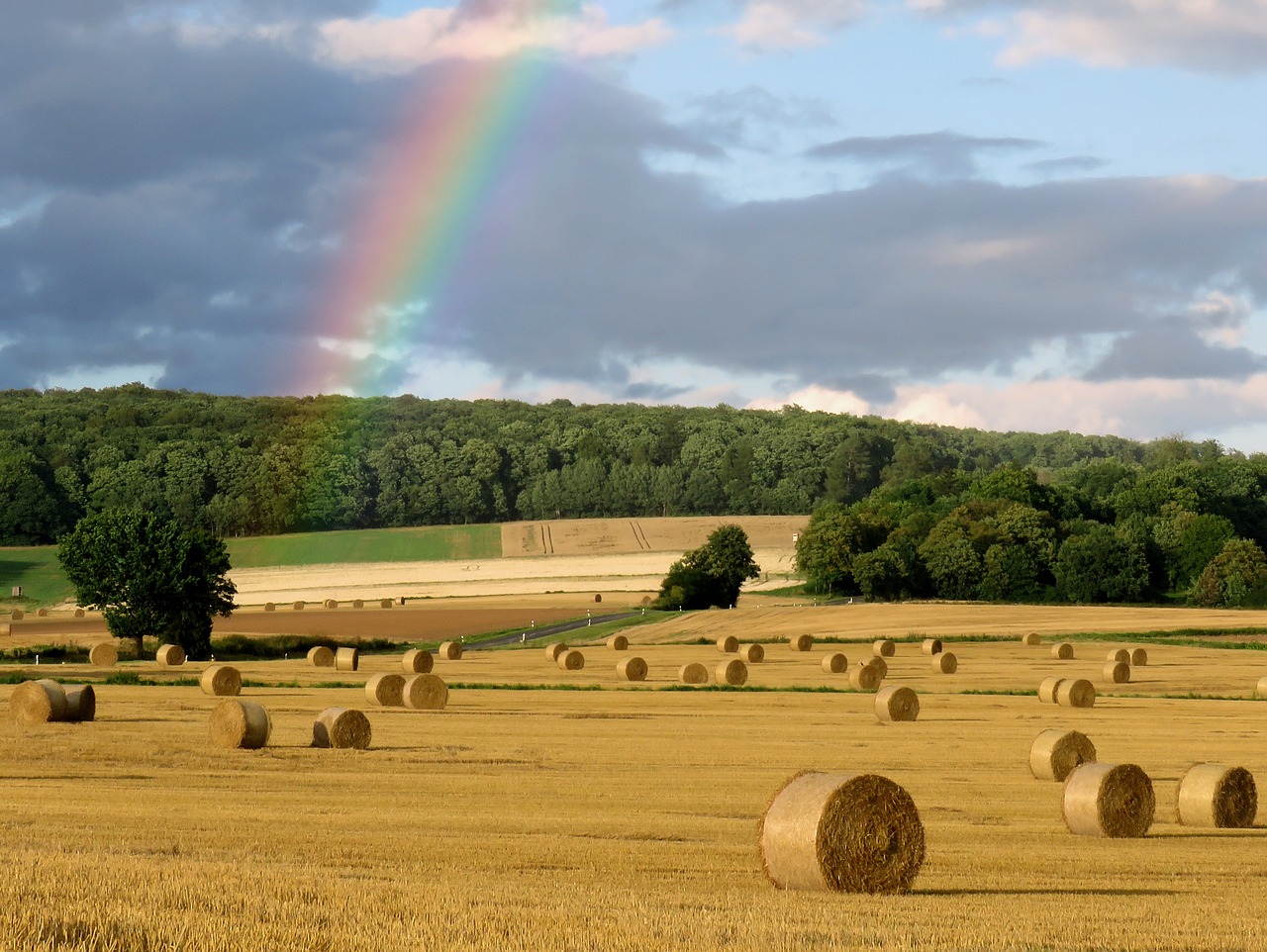 rainbow weather mood free photo