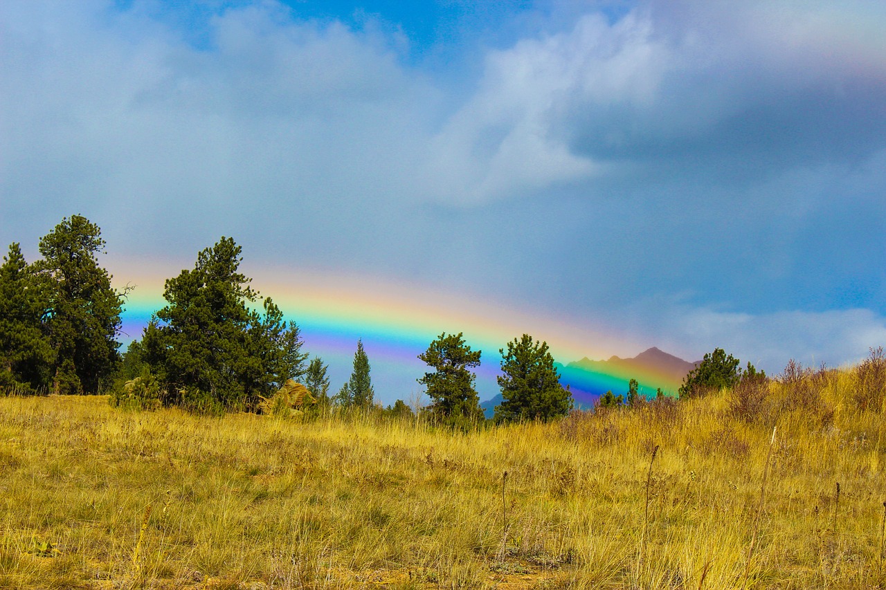 rainbow colorado colorful free photo