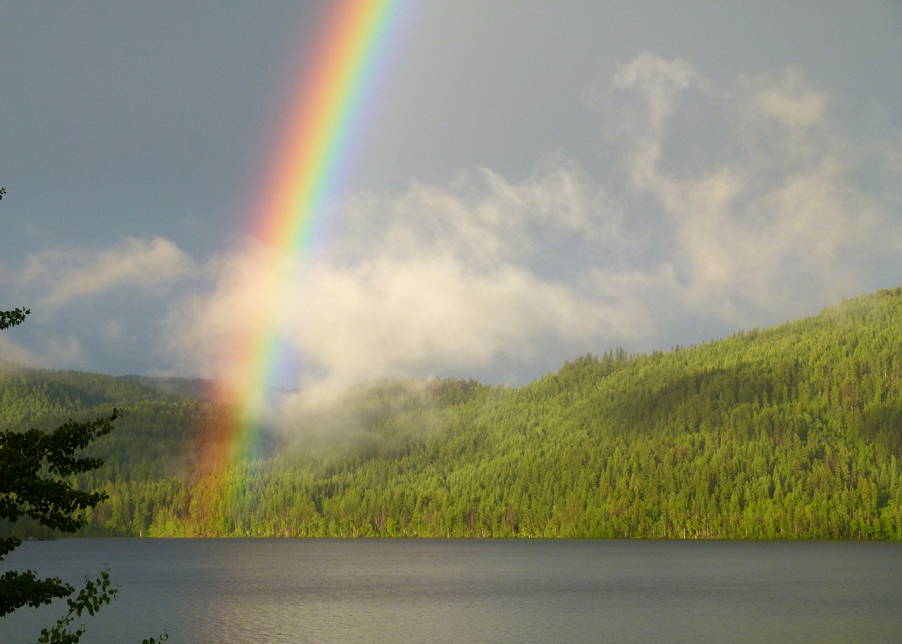 rainbow canim lake british columbia free photo