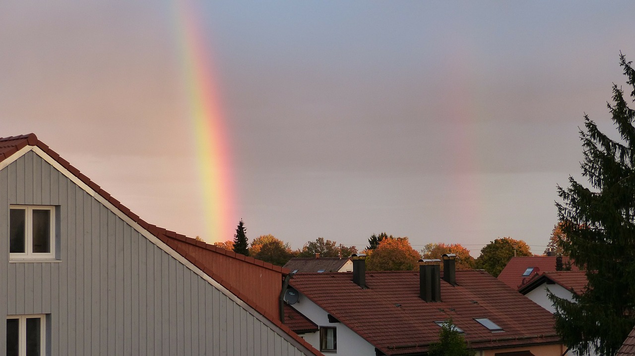 rainbow spectrum homes free photo