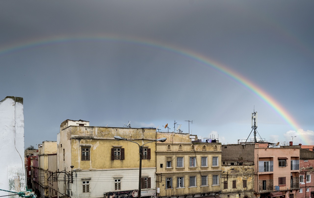 rainbow good looking nature free photo