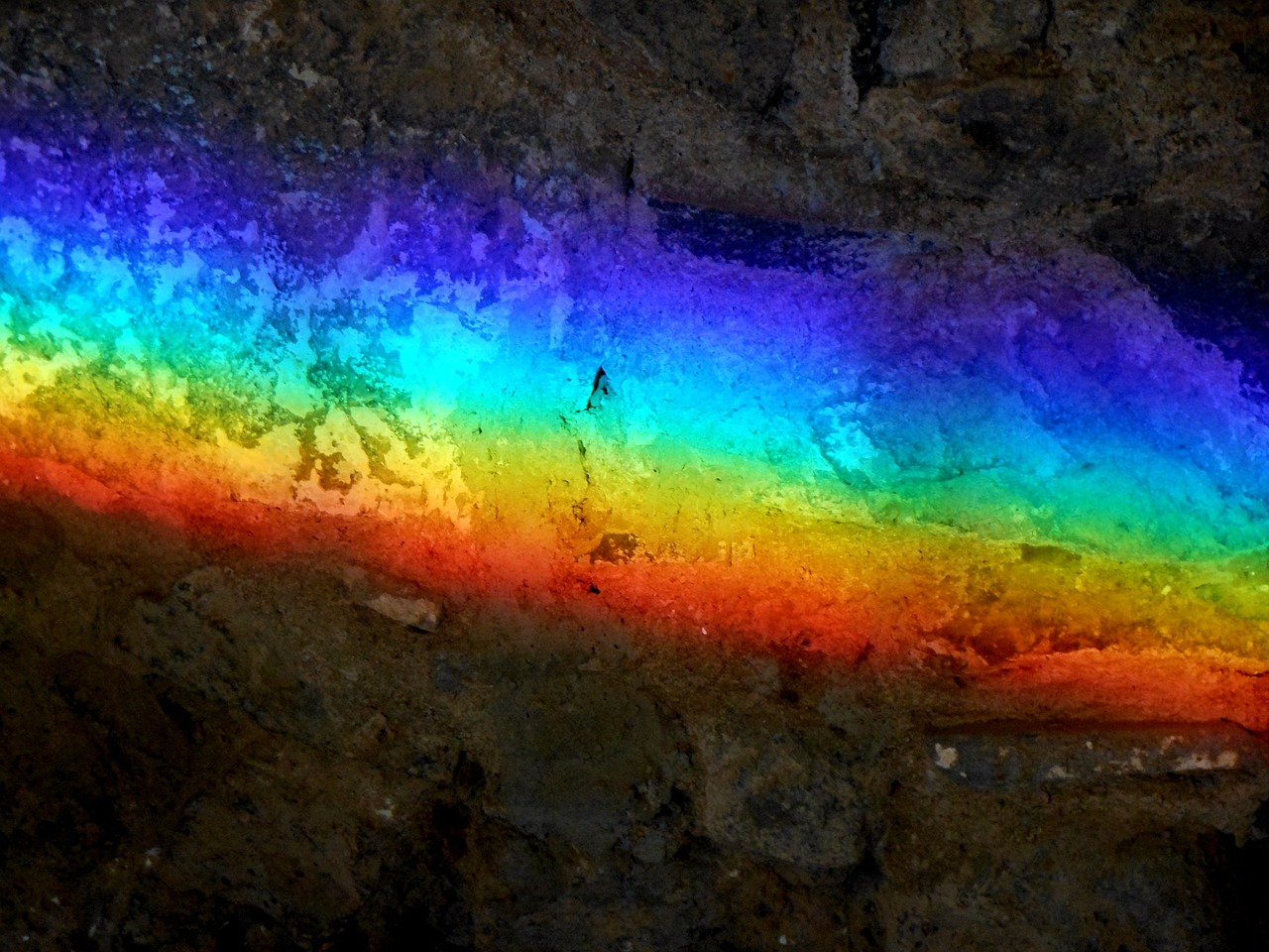 rainbow color prism free photo