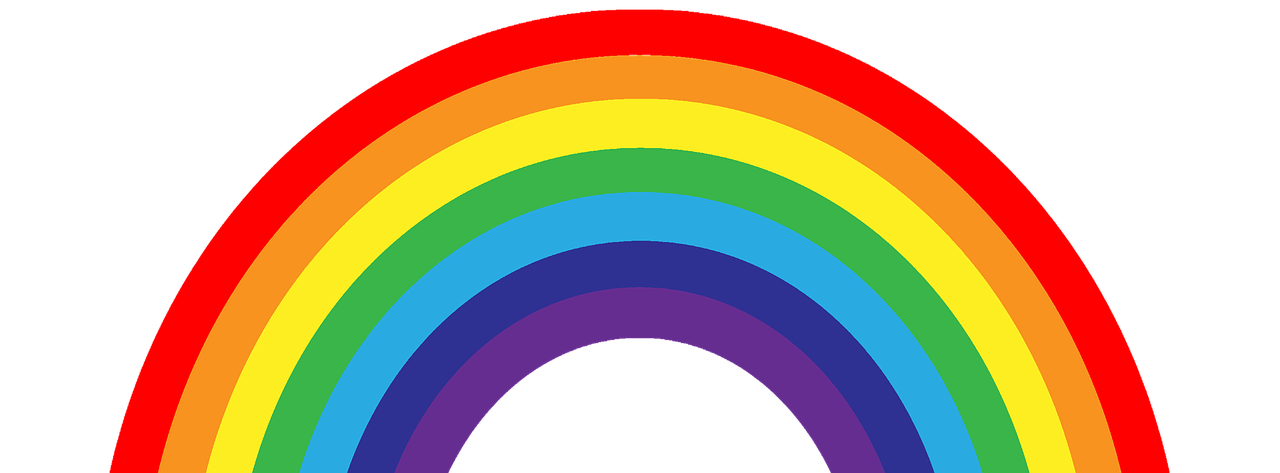 rainbow symbol colorful free photo