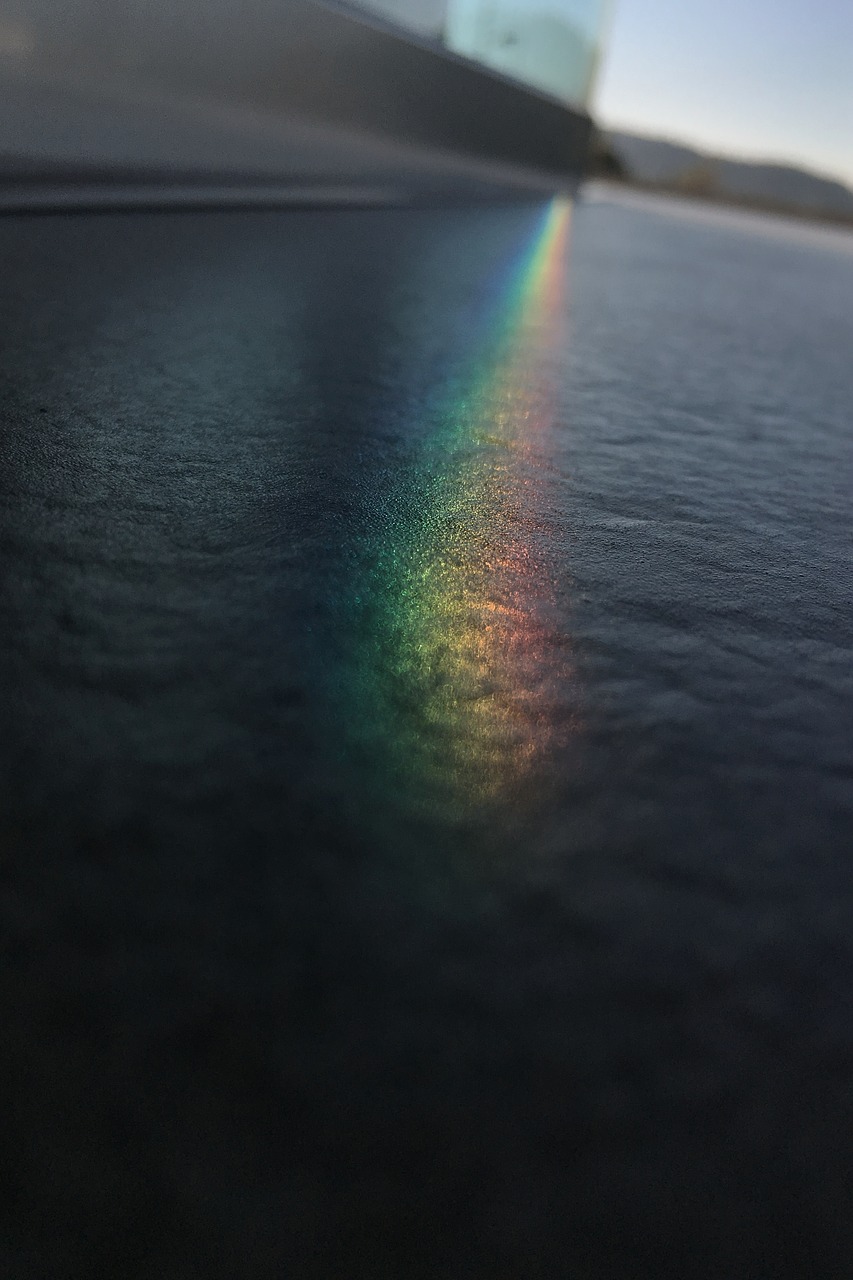 rainbow light spectrum free photo