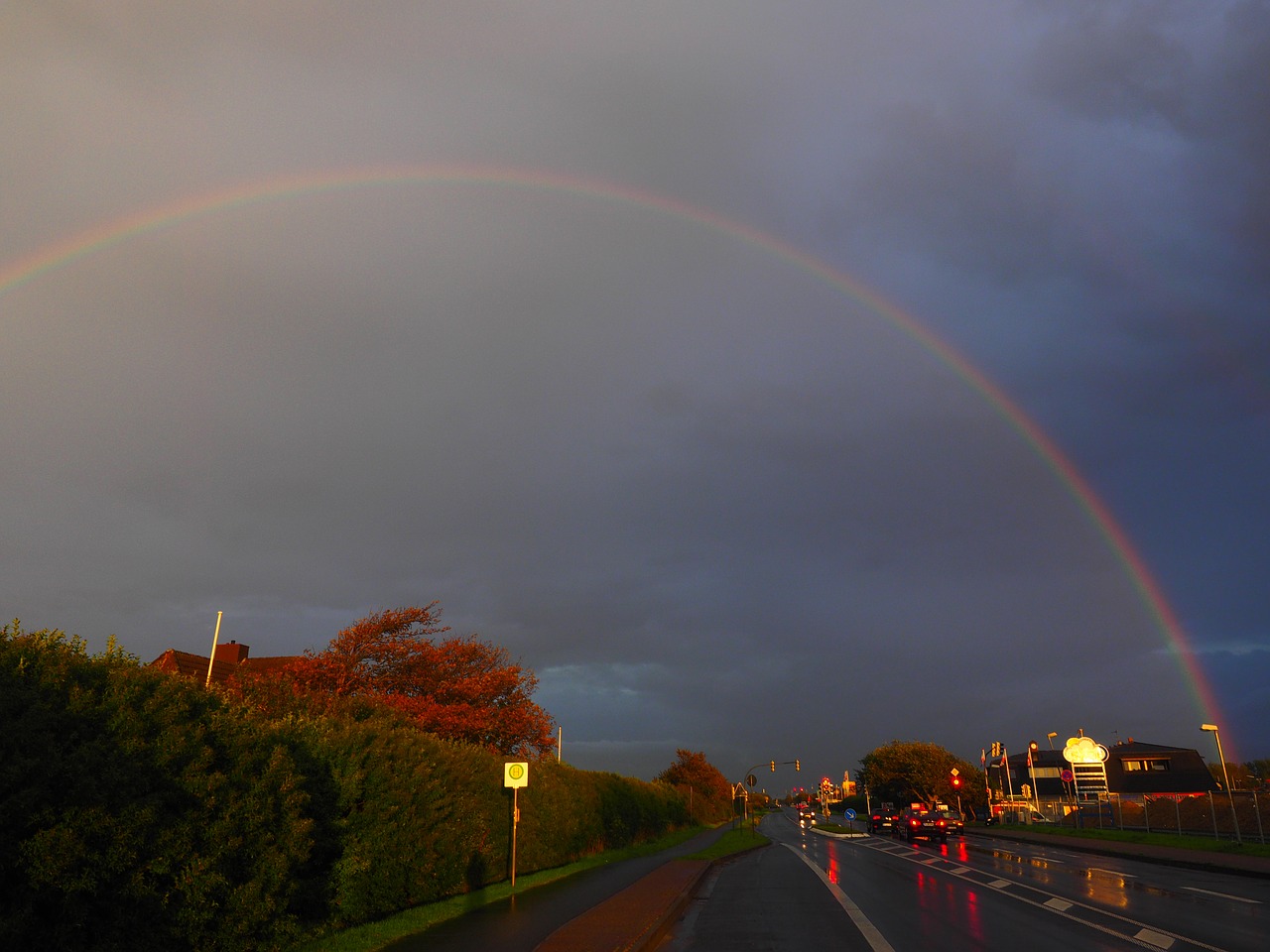 rainbow westerland sylt free photo