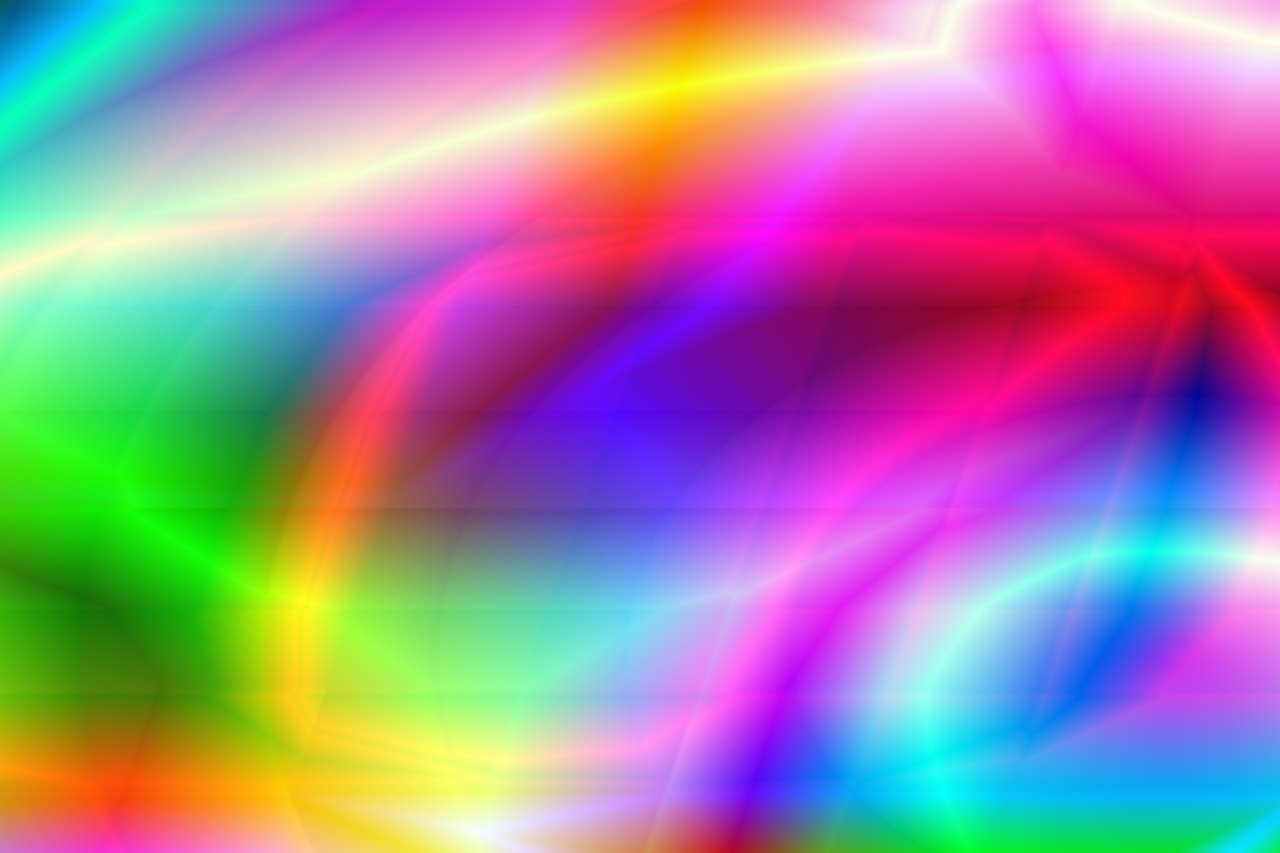rainbow light pattern free photo