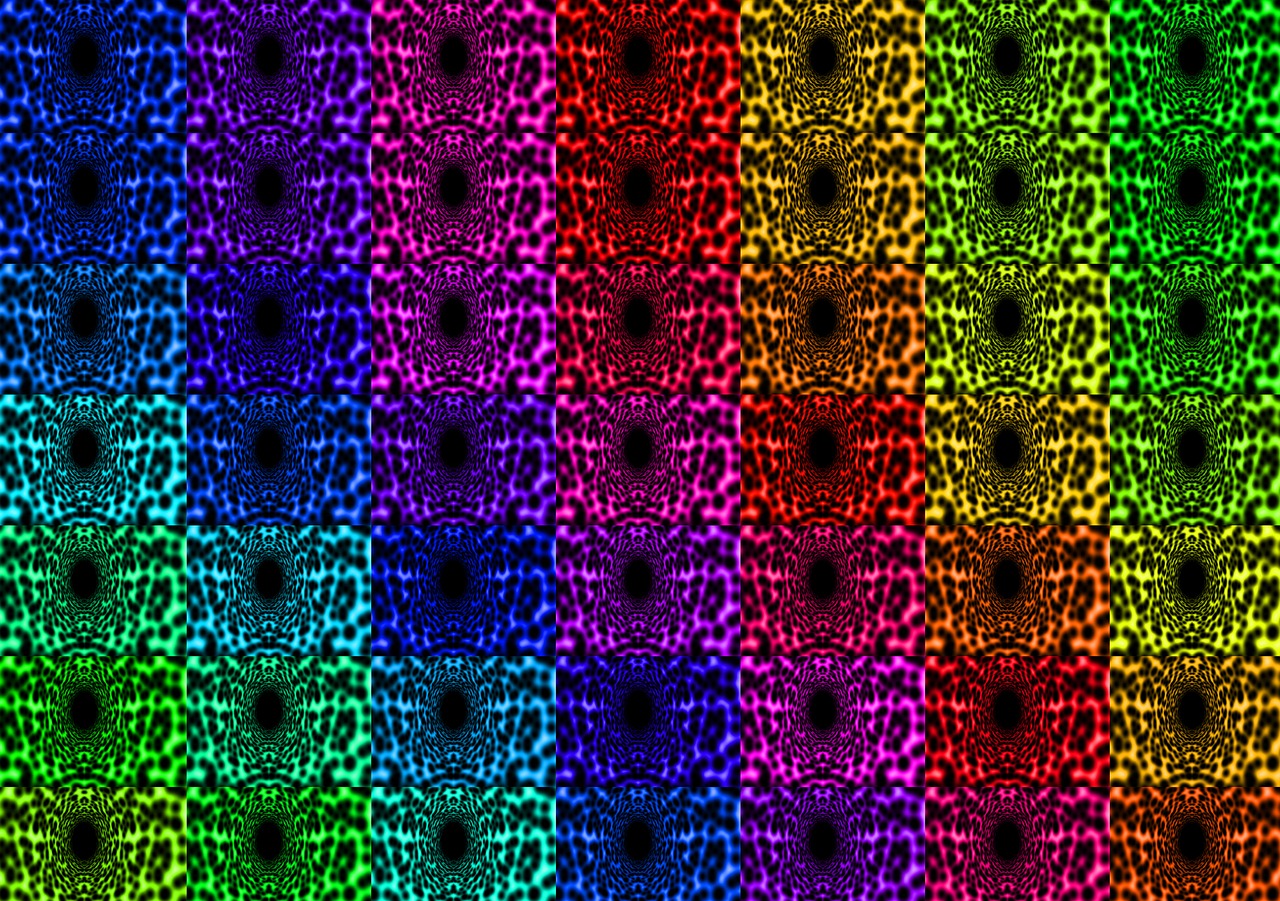 rainbow grid form free photo