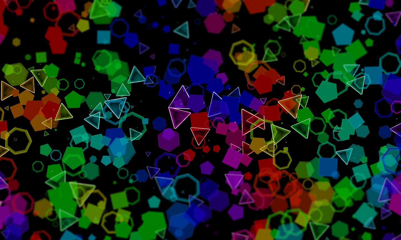 rainbow  pattern  geometric free photo