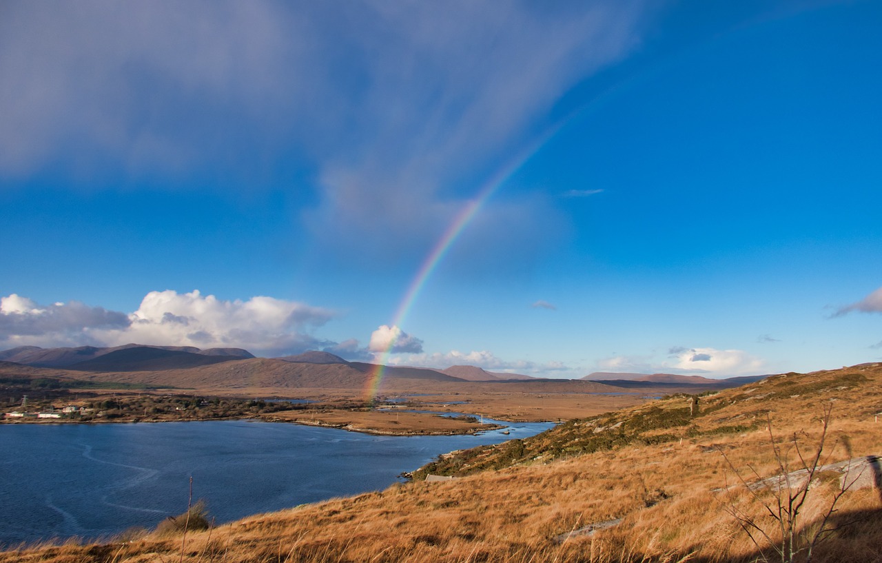 rainbow  ireland  sky free photo