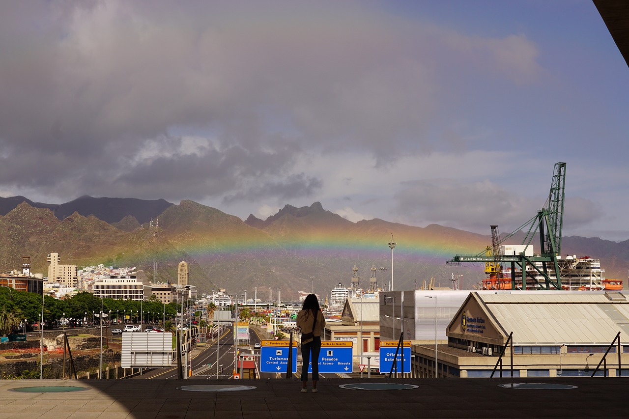 rainbow  woman  industry free photo