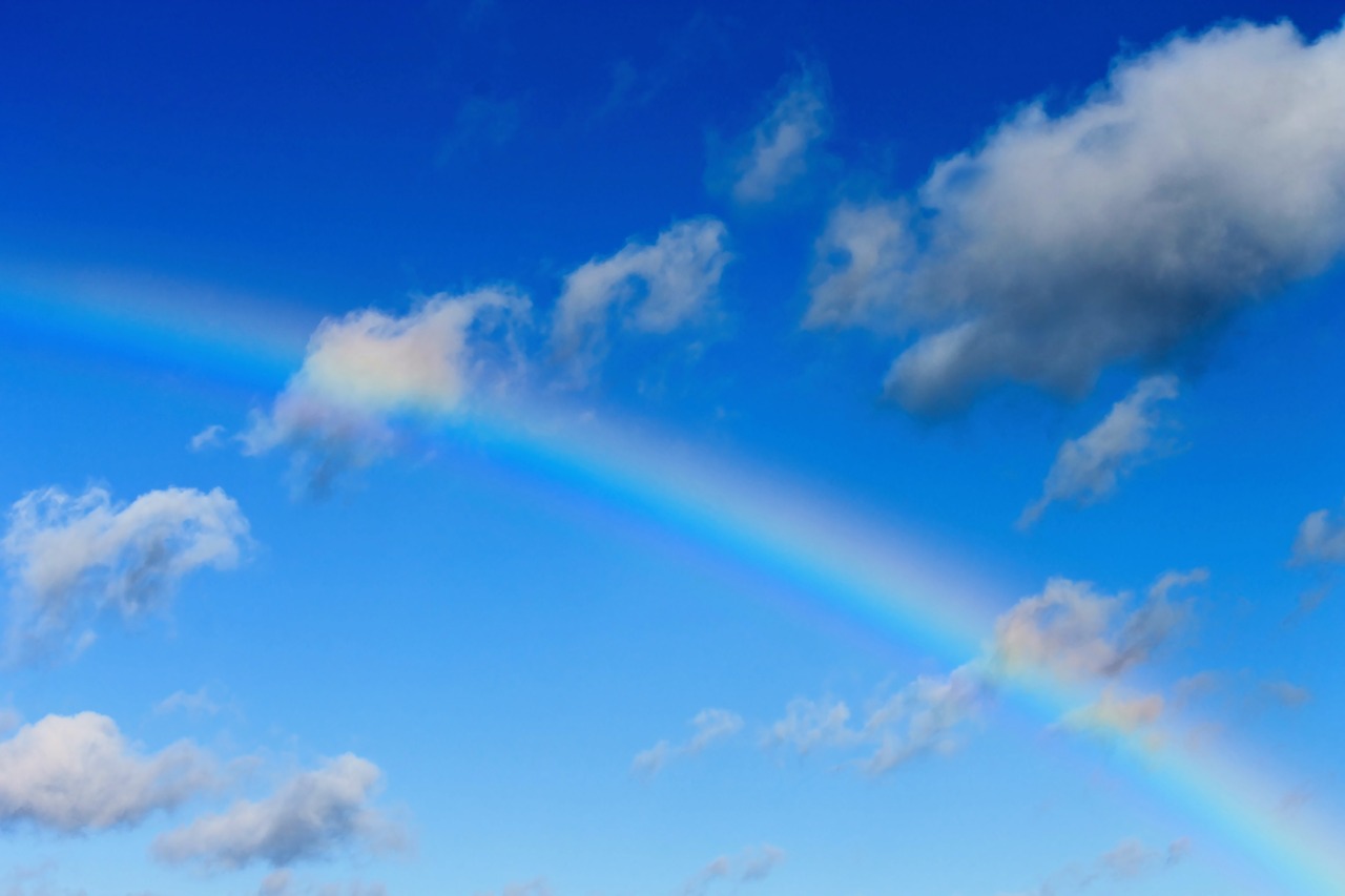 rainbow  sky  spectrum free photo