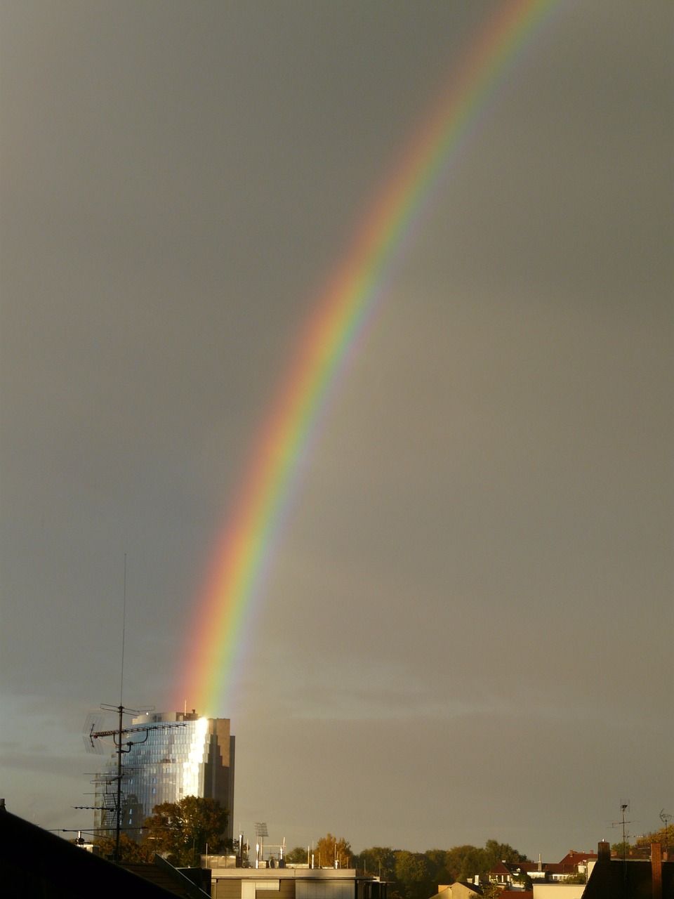 rainbow refraction phenomenon free photo