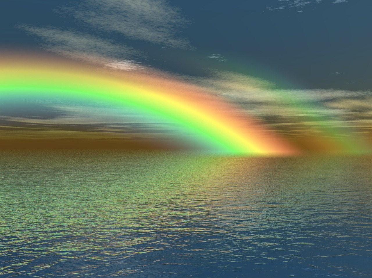 rainbow colours colors free photo