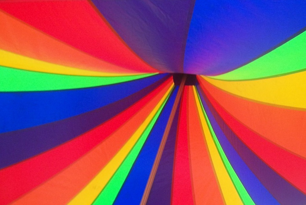rainbow tent canopy free photo