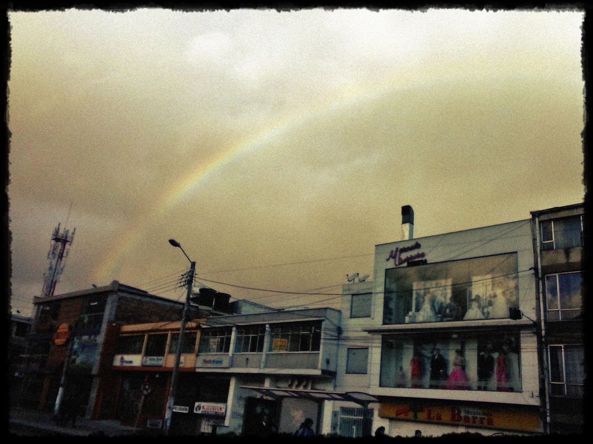 rainbow bogota colombia free photo