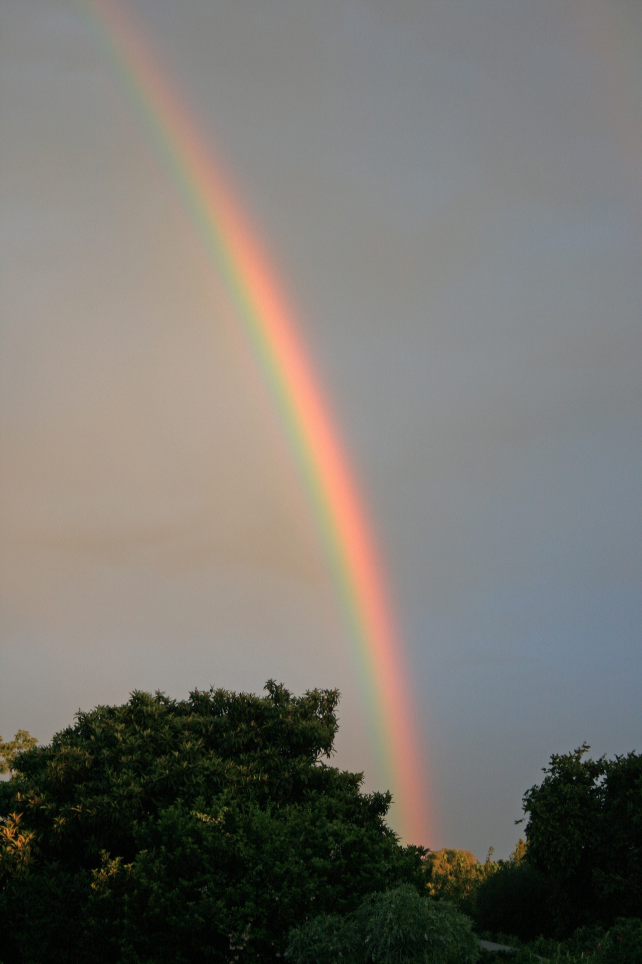 rainbow arc orb free photo