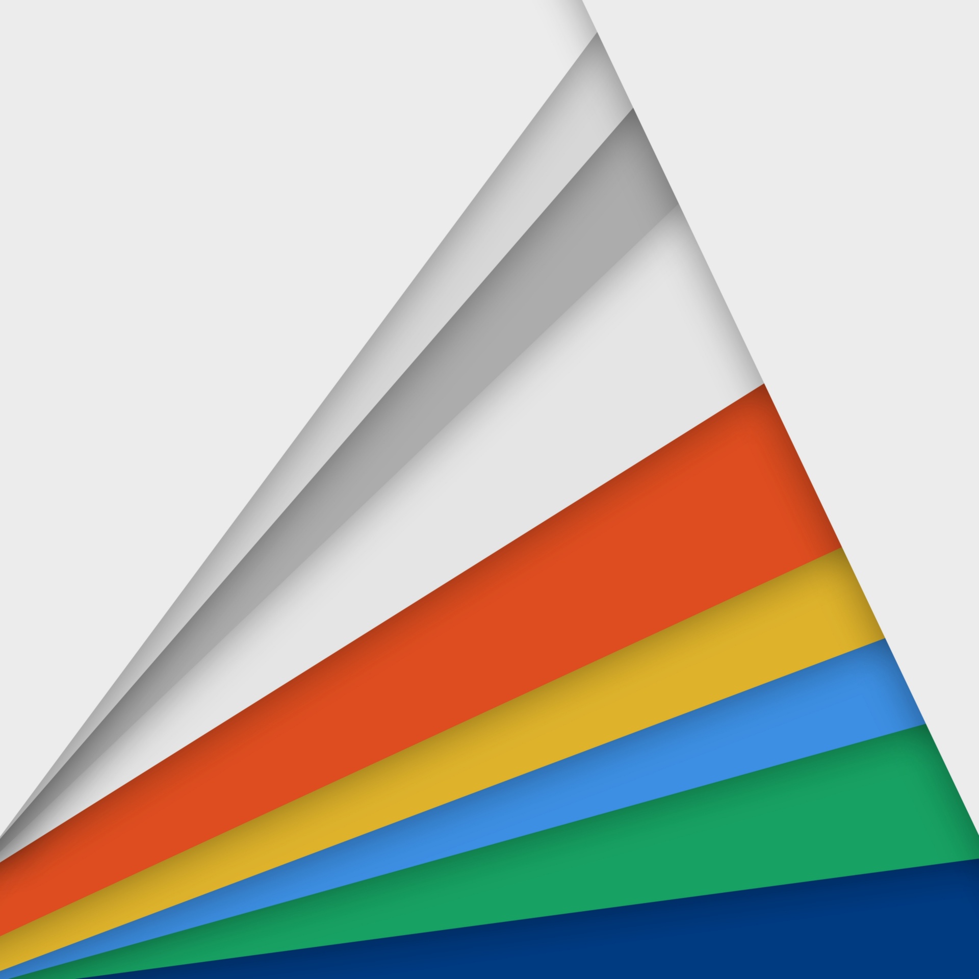 wallpaper rainbow triangles free photo