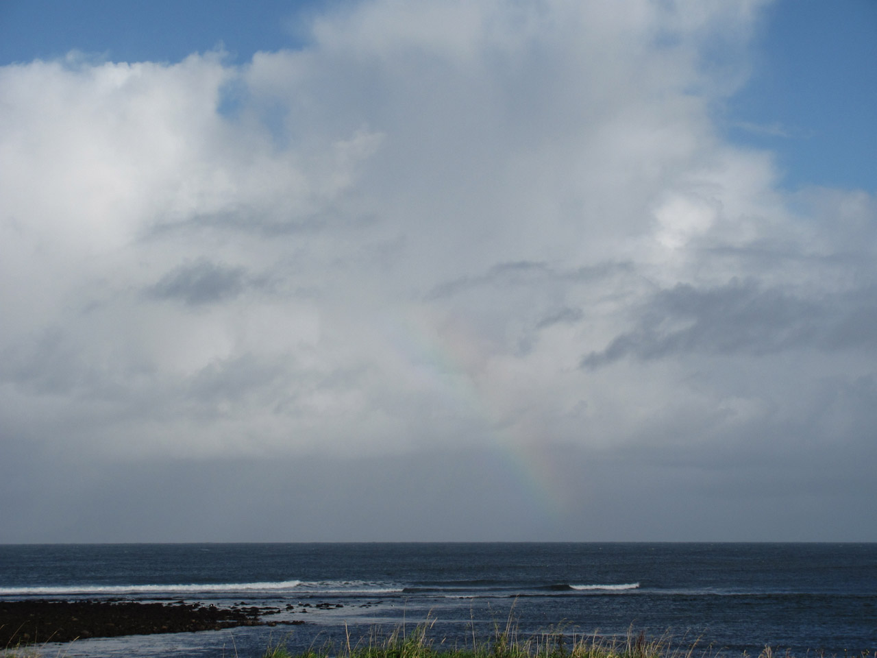 rainbow ocean sea free photo