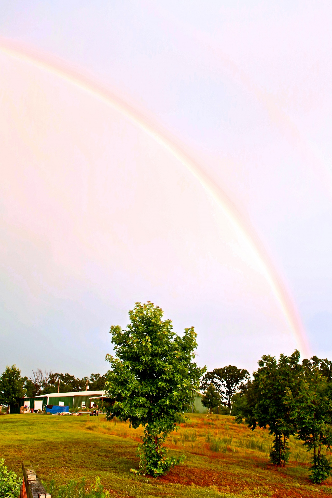 rainbows texas landscape free photo