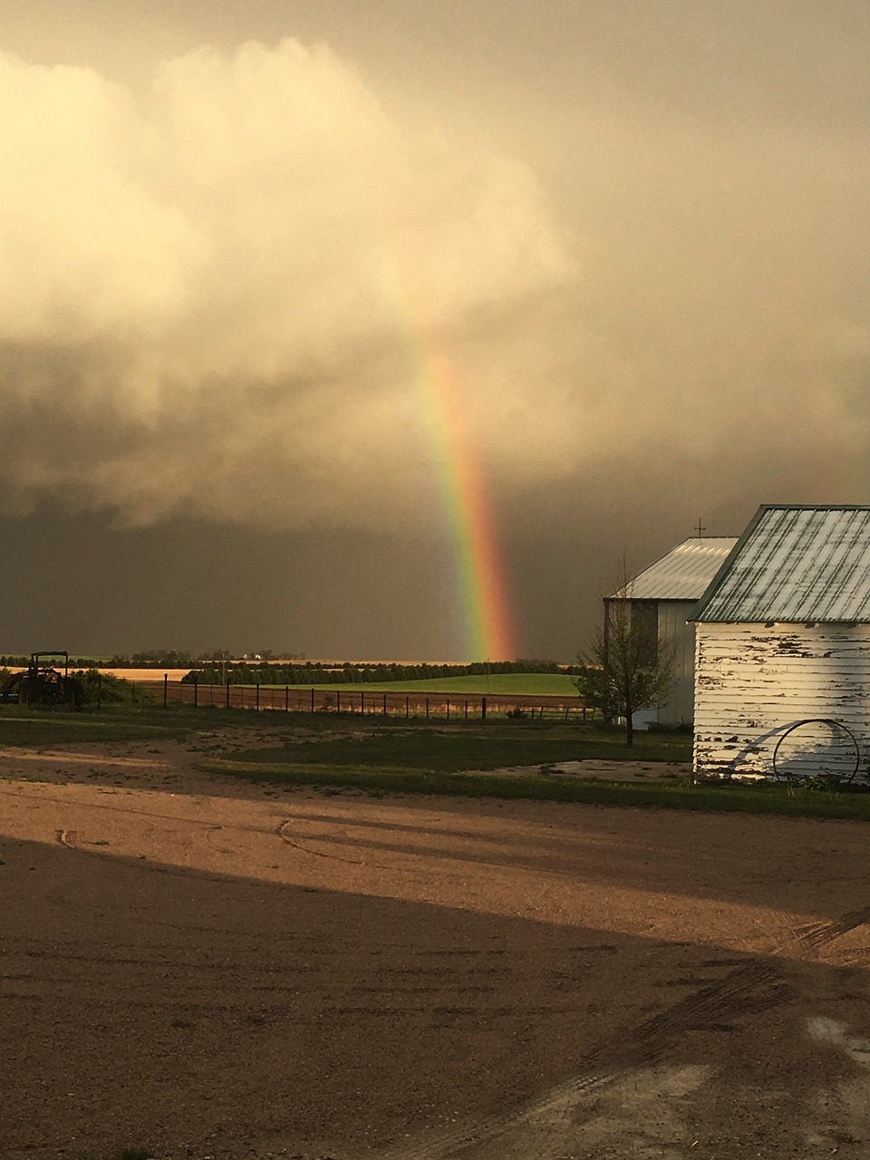 rainbow sky weather peace free photo