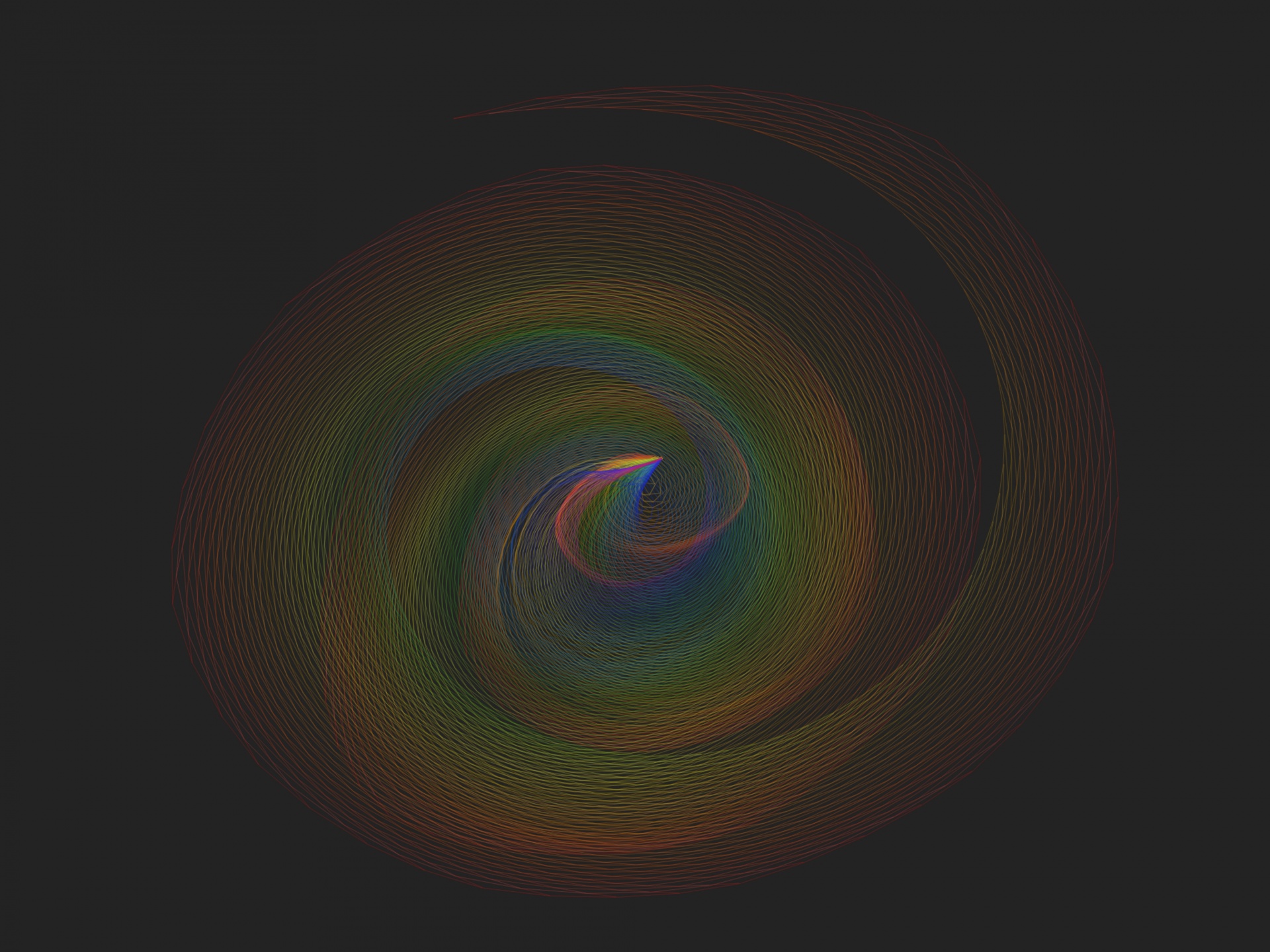 drawing rainbow spiral free photo