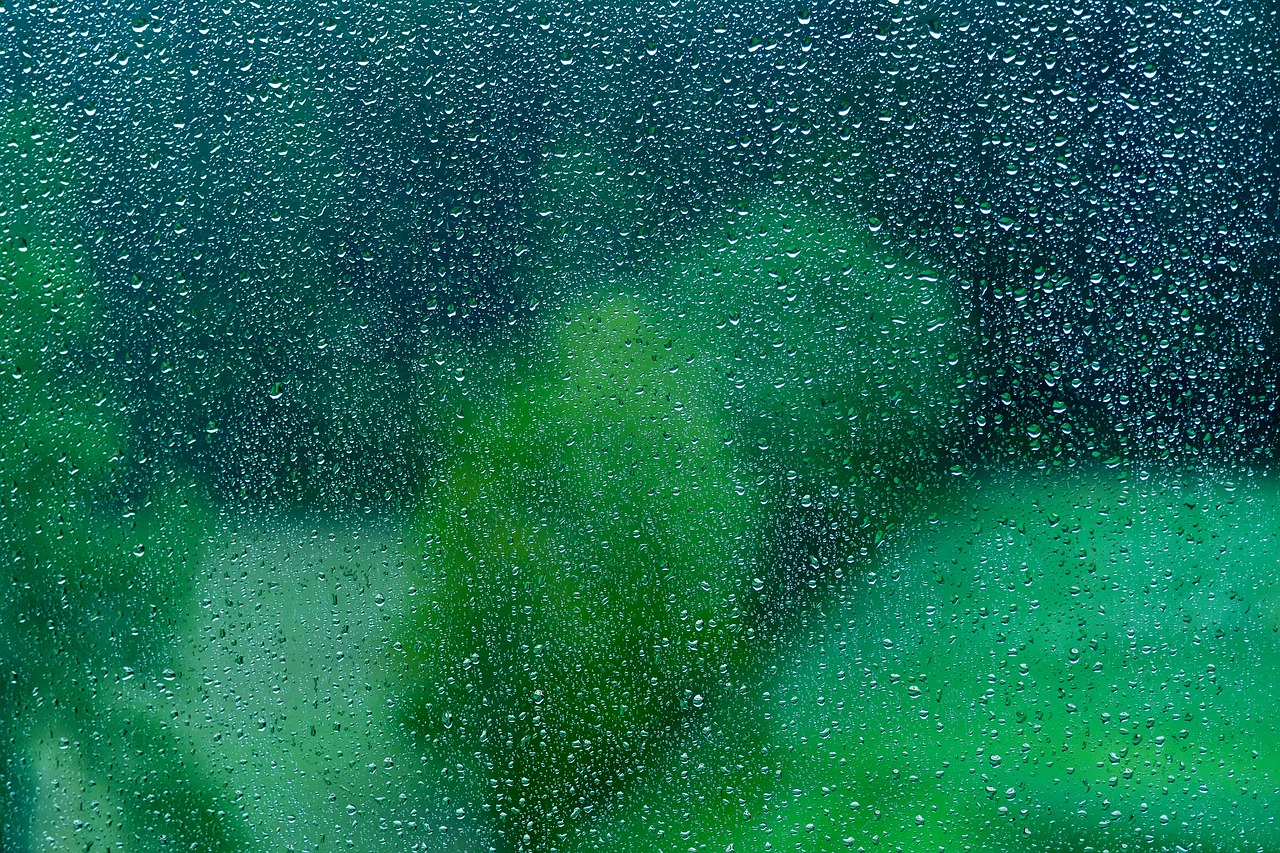 raindrop  window glass  window free photo