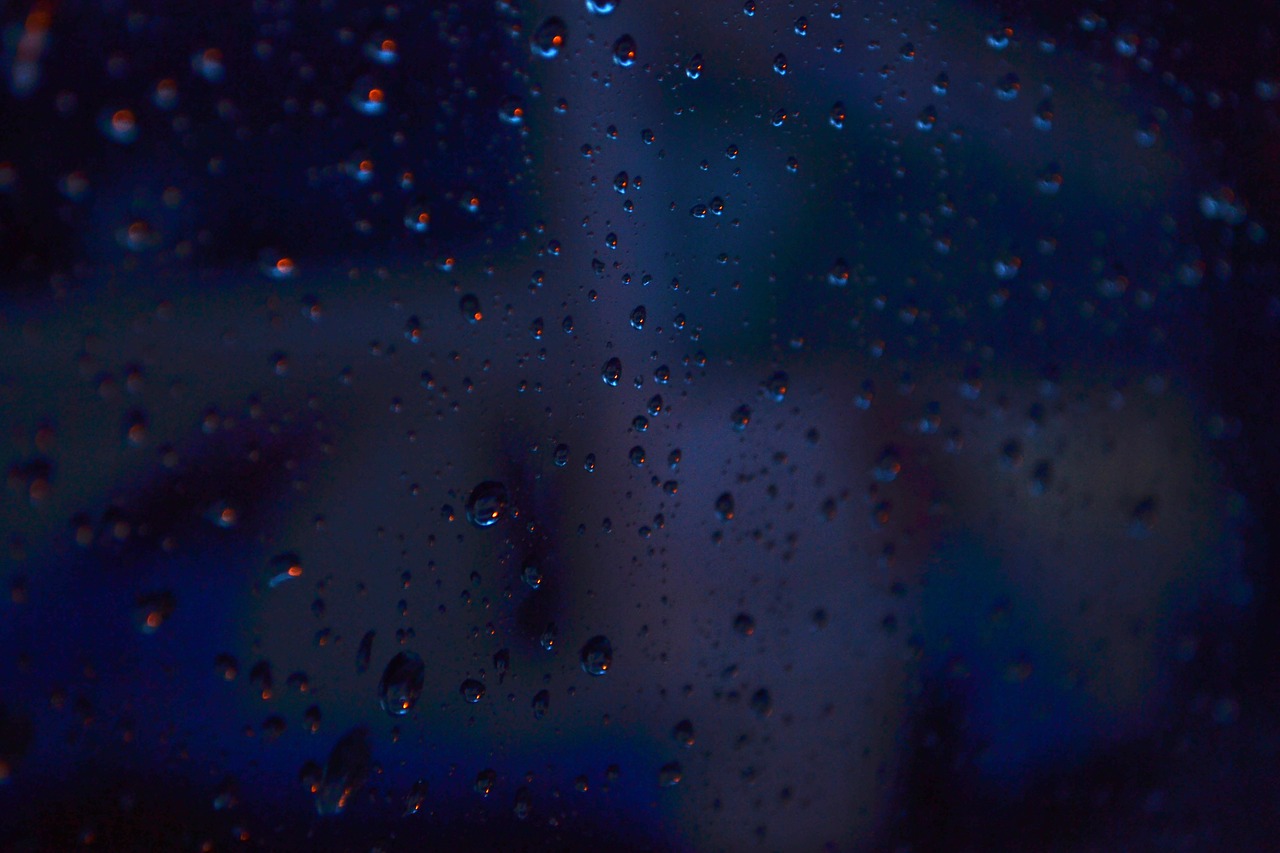 raindrops glass background free photo