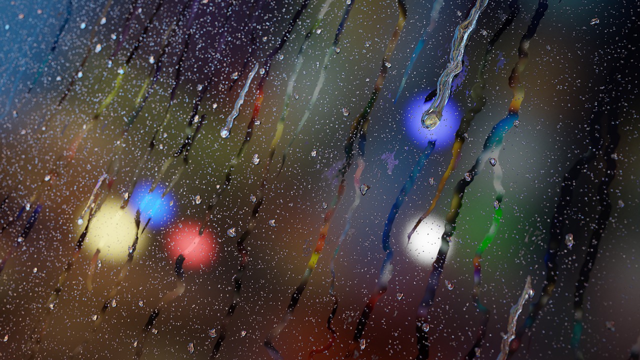 raining  wet window  glass free photo