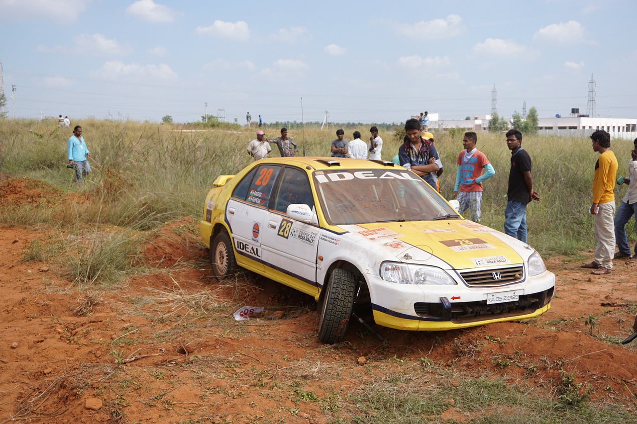 rally car wheelout free photo