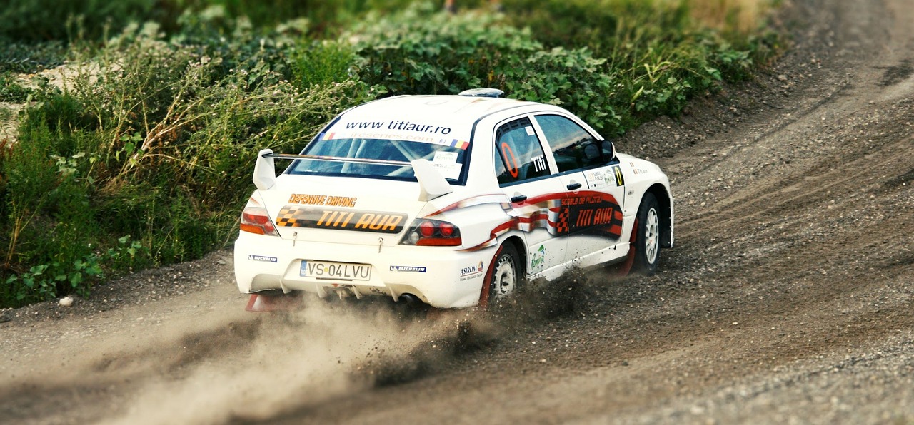 rally car mitsubishi free photo