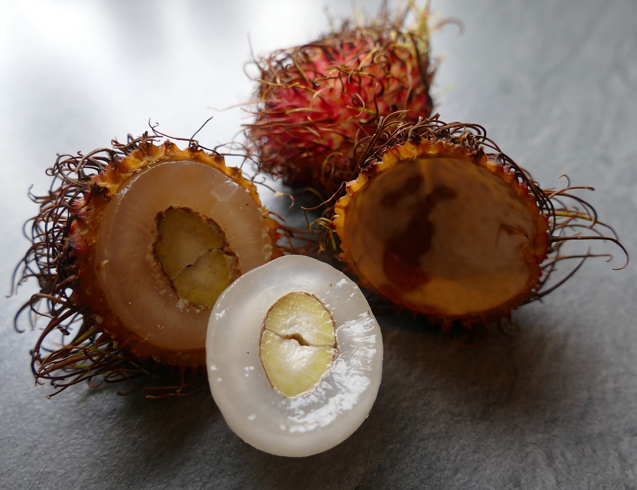 rambutan exotic fruits incorrect lychee free photo