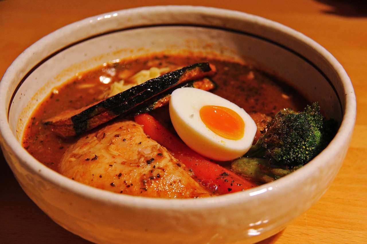 ramen soup mouth-watering free photo