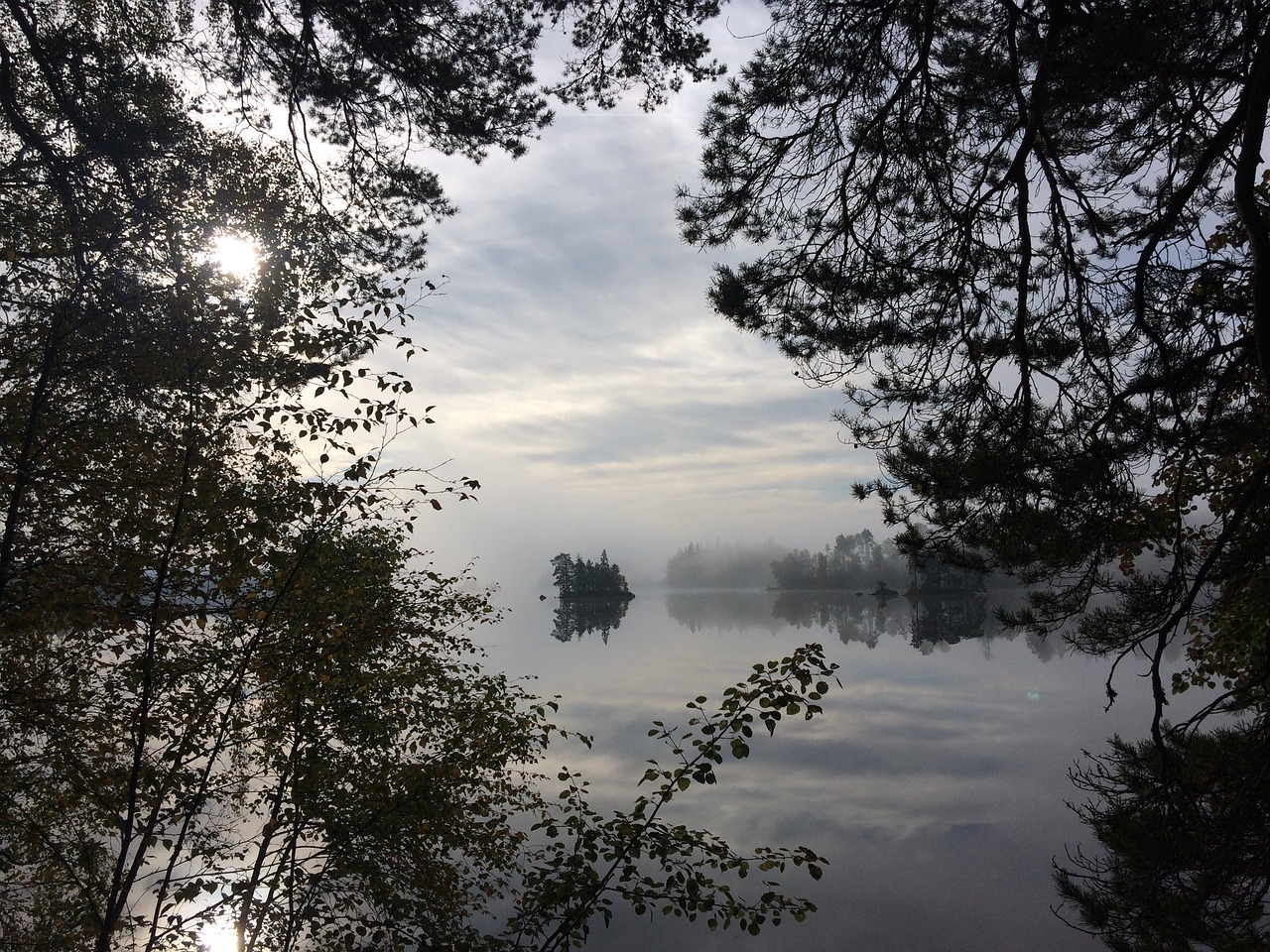 ramkvilla lake mist free photo