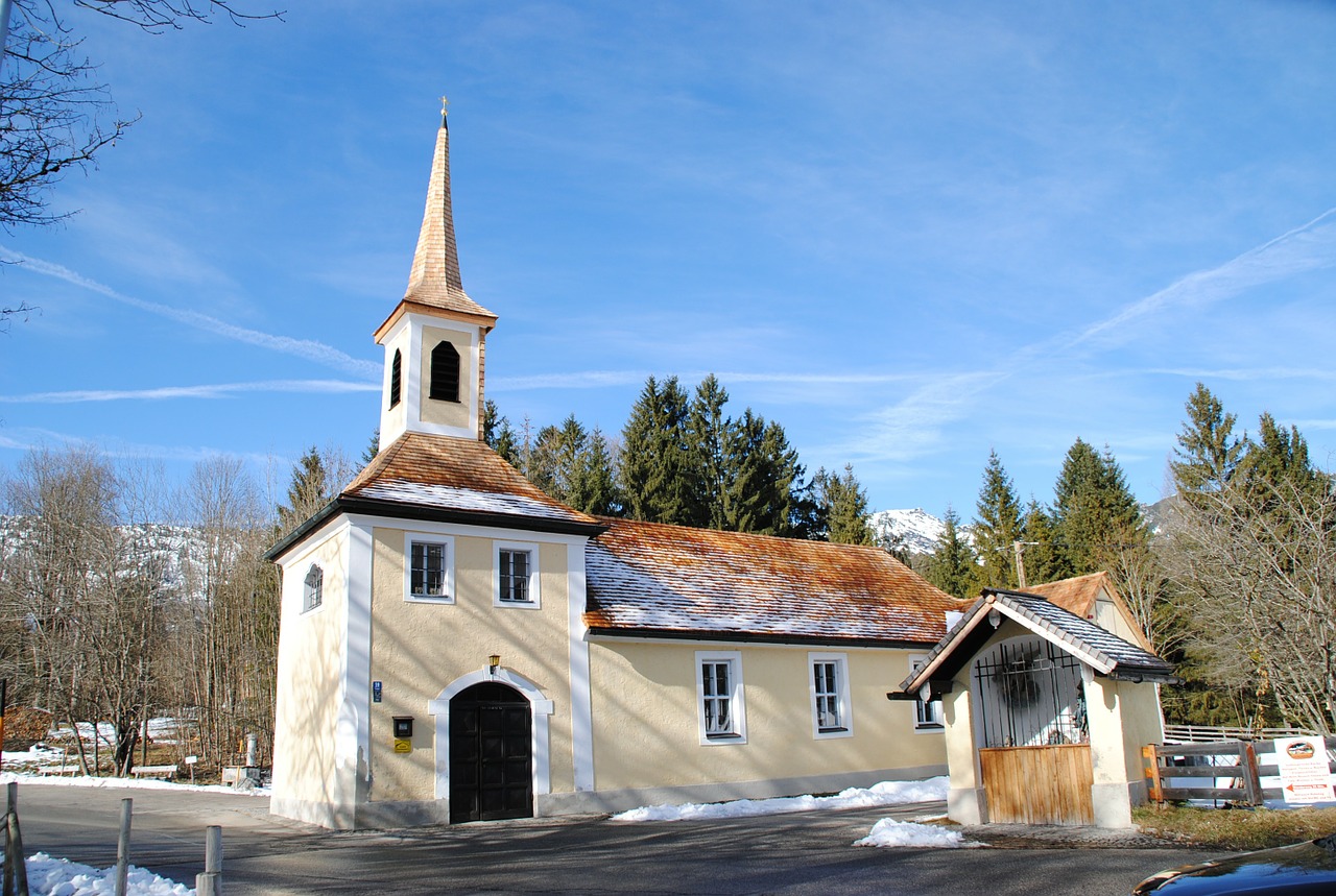 ramsau berchtesgaden chapel free photo
