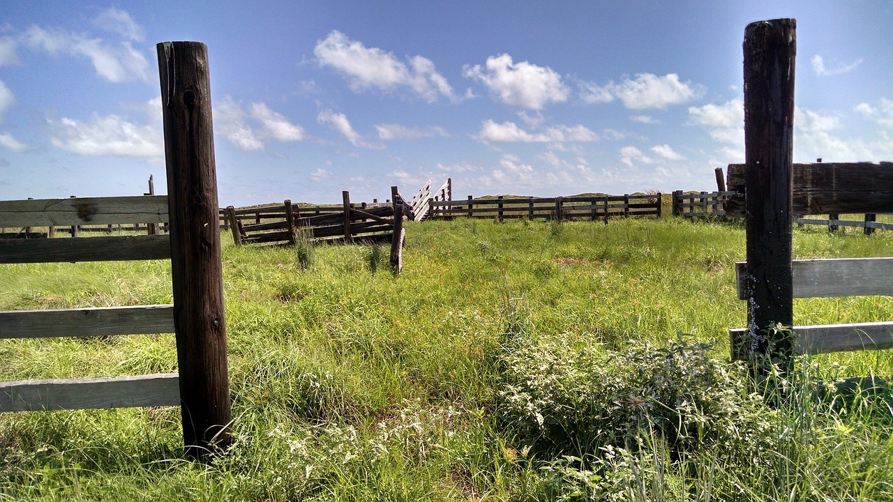 ranch abandoned landscape free photo