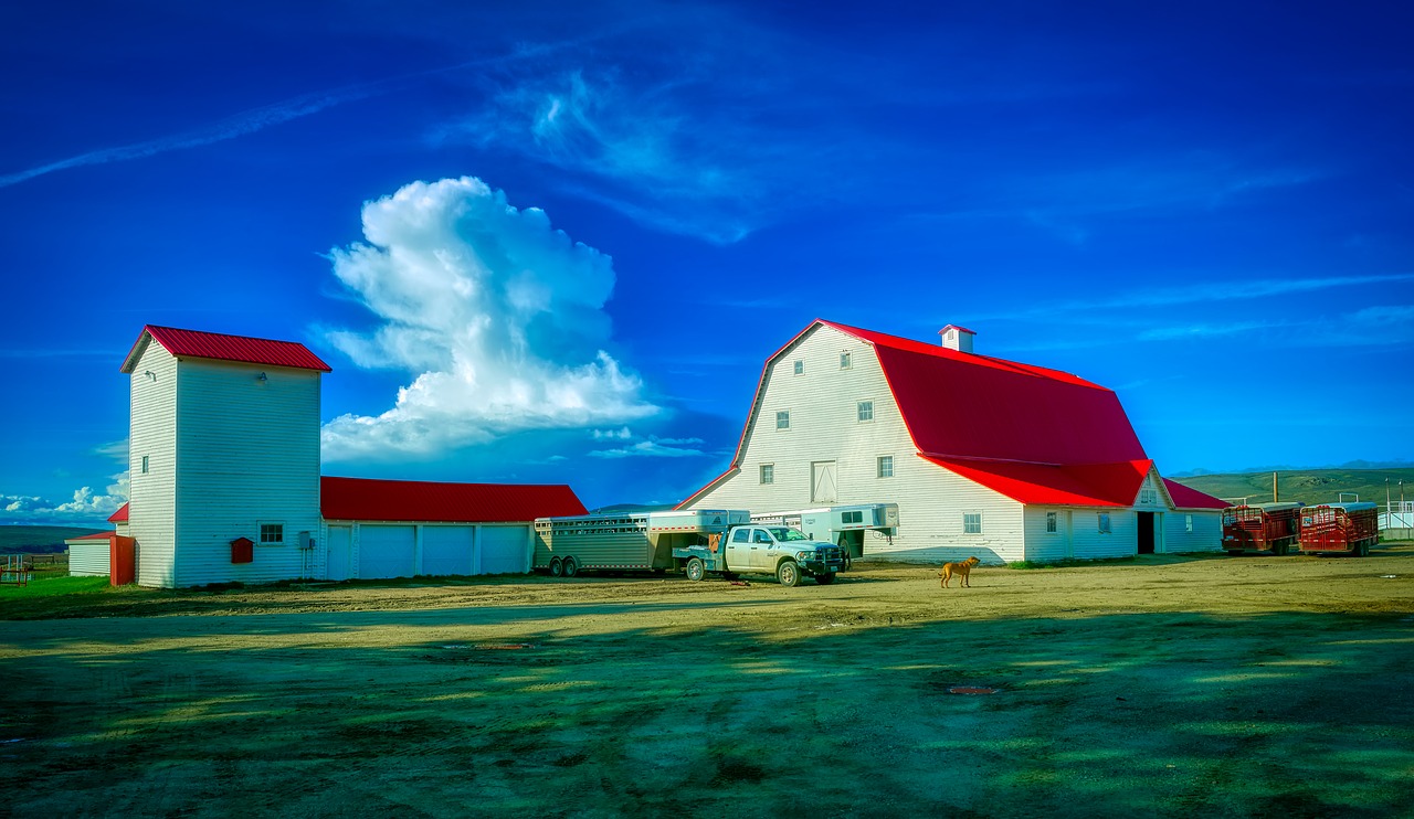 ranch  farm  wyoming free photo