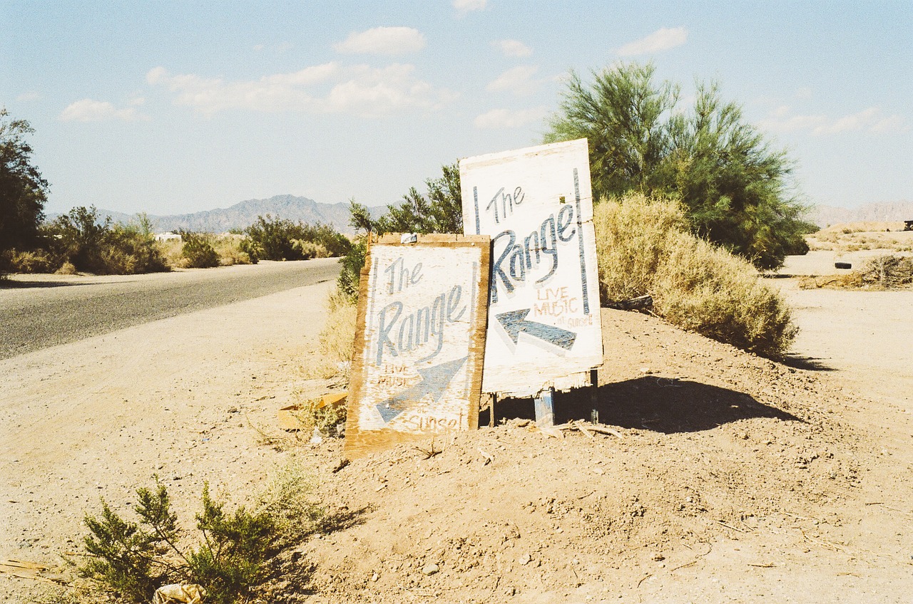 range signs road free photo