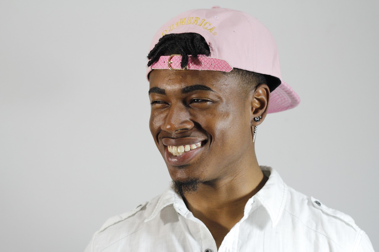 rapper happy laughing free photo